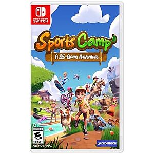 $15.00 – Sports Camp: A 35-Game Adventure (Nintendo Switch) $15 + Free Shipping w/ Prime or on orders over $35