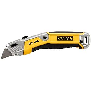 $9.55 – * | DeWALT Retractable Utility Knife w/ Blade Storage at Amazon