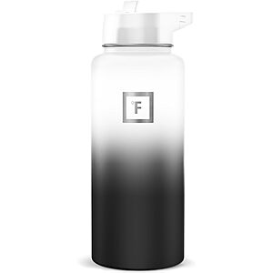 $7.99 – Iron Flask 32-Oz Insulated Water Bottle with Straw Lid (Day & Night) at Lowest Price Ever on Amazon