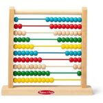 $8.49 – | Melissa & Doug Abacus Classic Wooden Toy with 100 Colorful Beads at Amazon