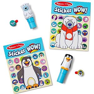 $5.99 – * | 2-Count Melissa & Doug Sicker Wow! Polar Bear & Penguin Art & Craft Activity Set at Amazon