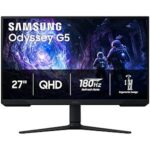 $149.99 – * | 27″ Samsung Odyssey G5 1440p 180Hz 1ms FreeSync VA Monitor at Amazon