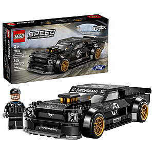 $24.00 – 345-Pc LEGO Speed Champions Ken Block’s ’65 Ford Mustang Hoonicorn V1 (77262) $24 + Free Shipping w/ Walmart+ or on $35+