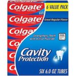 $18.42 – SnS, AC | 3 x 6-Pack 6-Oz Colgate Cavity Protection Toothpaste ($6.14 each) at Amazon