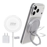 $8.49 – 25W WayLite Magnetic Wireless iPhone Charger w/ Kickstand & 6.6′ USB-C Cable (White)  + Free Shipping w/ Prime or on $35+