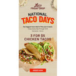 $5.00 – El Pollo Loco 3 for $5 Tacos – Mix and Match