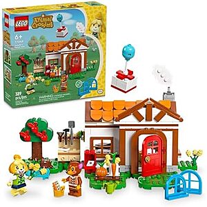 $27.99 – | 389-Piece LEGO Animal Crossing – Isabelle’s House Visit (77049, 2024) at Amazon