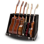 $99.99 – Road Runner RRGS6 6-Guitar Stand Case Black Tolex Now Available for  at Musician’s Friend