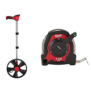 $69.97 – Milwaukee 12 in. Digital Measuring Wheel with 100 ft. Closed Reel Long Tape Measure at Record Low Price on Home Depot Deal of the Day