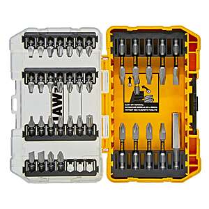 $9.98 – DEWALT TOUGH GRIP Screwdriver Bit Set 35 -Piece | DWAF35SETBTG