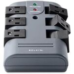 $18.04 – * | Belkin Power Strip Surge Protector w/ 6 Rotating AC Outlets at Amazon