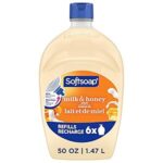 $3.99 – * | 50oz. Softsoap Liquid Hand Soap Refill Bottle (Milk & Honey Scent) at Amazon