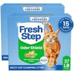 $18.99 – Prime, SnS  | 2-Pack 18.5-Pound Fresh Step Advanced Clumping Cat Litter (Gain Scent) at Amazon