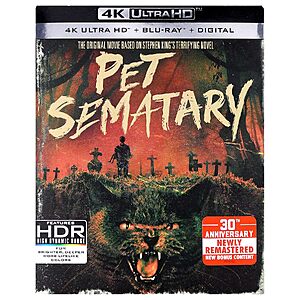 Pet Sematary 4K UHD: Now at Lowest Price Ever on Amazon