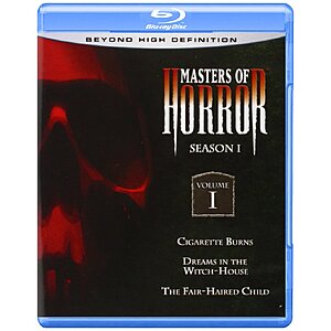 $8.99 – Masters of Horror: Season 1, Vol. 1 Blu Ray (3 Films) Drops to Record Low Price on Amazon