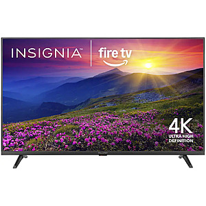 $149.99 – 50″ Insignia F50 Series LED 4K UHD 60Hz Smart Fire TV  + Free Store Pickup at Best Buy