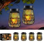 $14.99 – 4-Count KYEKIO Gen2 Outdoor Solar LED Lanterns Drop to Record Low Price with Coupon Code on Amazon