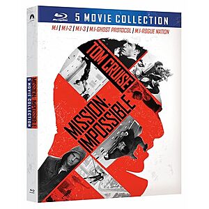 $12.74 – * | Mission: Impossible 5-Movie Collection (Blu-ray) at Amazon