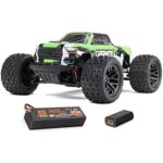 $99.99 – * | ARRMA RC 1/18 Granite GROM MEGA 380 Brushed 4X4 RTR Monster Truck w/ Battery & Charger at Amazon