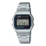 $14.38 – 33.2mm Casio A158WA Digital Quartz Watch w/ Stainless Steel Band (Silver)