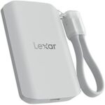 $284.49 – | Lexar 2TB ES5 Magnetic External SSD, Up to 2000MB/s, Compatible w/MagSafe at Amazon