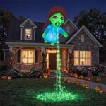 $59.99 – 12.8FT Green Floating Puking Ghost Doll Halloween Inflatables Available for at Amazon