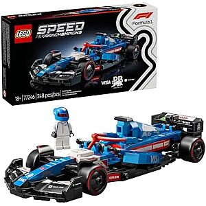 $15.39 – | 248-Piece LEGO Speed Champions – Visa Cash App VCARB 01 F1 (77246, 2025) at Amazon