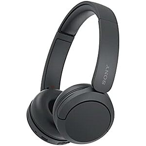 $34.99 – | Sony WH-CH520 Wireless On-Ear Bluetooth Headphones with Microphone, Black at Amazon
