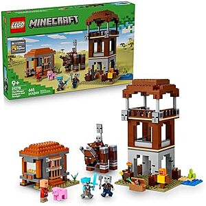$51.79 – | 665-Piece LEGO Minecraft – The Pillager Outpost and Ravager (21278, 2025) at Amazon