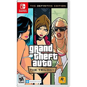 $20.00 – Grand Theft Auto: The Trilogy Definitive Edition (Nintendo Switch) $20 + Free Shipping w/ Prime or on orders over $35