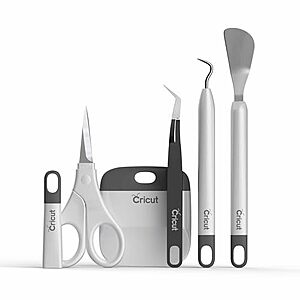 $9.44 – | Cricut Basic Tool Set – 5-Piece Precision Tool Kit for Crafting and DIYs at Amazon