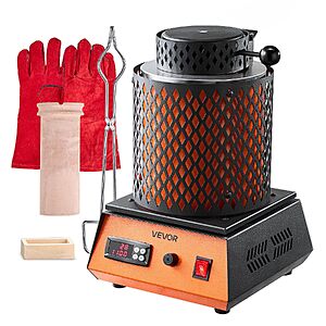 $145.58 – VEVOR 3kg 1350W Electric Metal Melting Furnace on Sale for Lowest Price Ever at Amazon