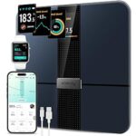 $23.74 – Resale | Etekcity Smart Scale for Body Weight and Fat, BMI, FSA Eligible, Black (Used – Like New) at Amazon