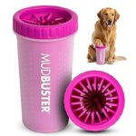 $10.00 – $10 | Dexas MudBuster Large Dog Paw Cleaner, Fuchsia, Fits 2.5″-3.5″ Wide Paws at Amazon