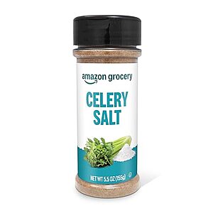 $1.81 – Prime, SnS  | 5.5-Oz Amazon Grocery Celery Salt at Amazon