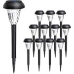 $16.49 – GIGALUMI 12-Pack Outdoor Solar Lights Waterproof (Cool White) – 50% off with Promo Code B88PC52H