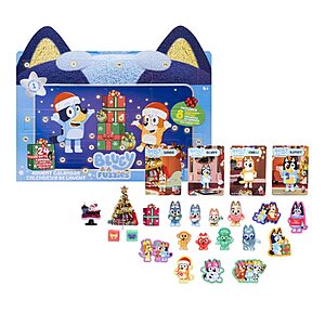 $14.99 – 24-Piece Bluey Fuzzies Advent Calendar + Free Shipping