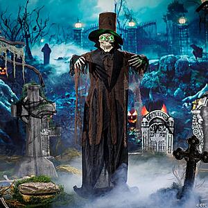 $28.28 – 5′ Life-Size Light-Up Skeleton Halloween Decoration  & More + Free Shipping
