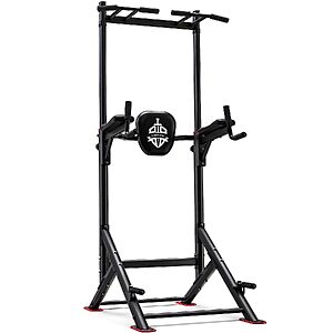 $158.69 – SPORTSROYALS PT2 Multi-Grip A-Frame Power Tower for Home Gym Training