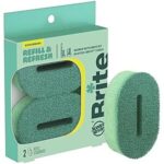 $2.65 – SnS | Brite by Scotch-Brite Refill Scrubbers, 2 Pack at Amazon