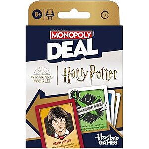 Monopoly Deal: Harry Potter card game box