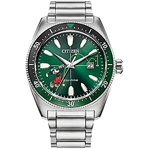 CITIZEN Men's Eco-Drive Mickey Sport 43mm Stainless Steel AW1595-78W watch