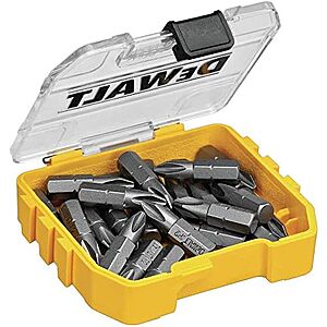 $4.99 – * | 25-Piece DEWALT Screwdriver Set (Phillips #2, 1″) at Amazon