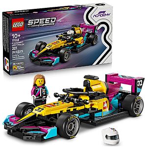 $20.99 – 201-Piece LEGO Speed Champions F1 Academy Race Car Building Set (77258)  + Free Shipping w/ Prime or on $35+