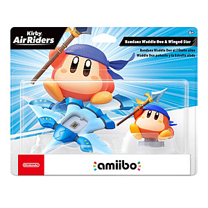 Nintendo Amiibo Bandana Waddle Dee & Winged Star in a box