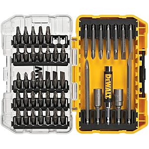 $9.98 – * | 45-Piece DeWALT Screwdriver Bit Set w/ Tough Case at Amazon