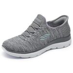 $17.19 – Skechers Women’s Summits Dazzling Haze Hands-Free Slip-ins Sneaker (Size 8 Only, Grey Mint)  + Free Shipping