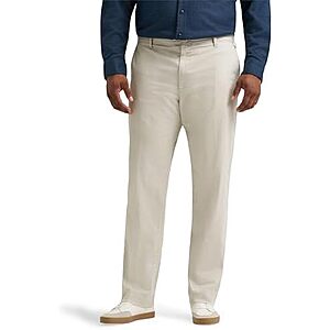 $17.15 – * | Lee Men’s Extreme Motion Flat Front Regular Straight Pant (Various Big & Reg Sizes) at Amazon