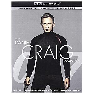 $30.81 – 007 The Daniel Craig Collection 4K UHD at Amazon.com