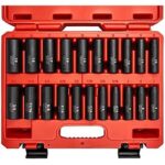 $25.97 – | NEIKO 02431A 3/8” Drive SAE and Metric Deep Impact Socket Set at Amazon